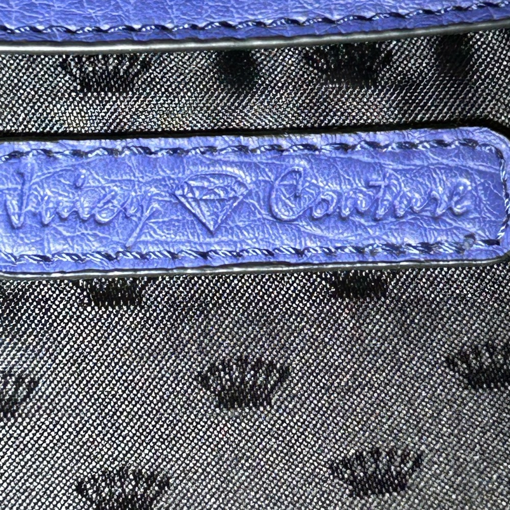 Juicy Couture Blue Crossbody Bag Approx. 15” x 10” x 4.5” - Picture 15 of 17